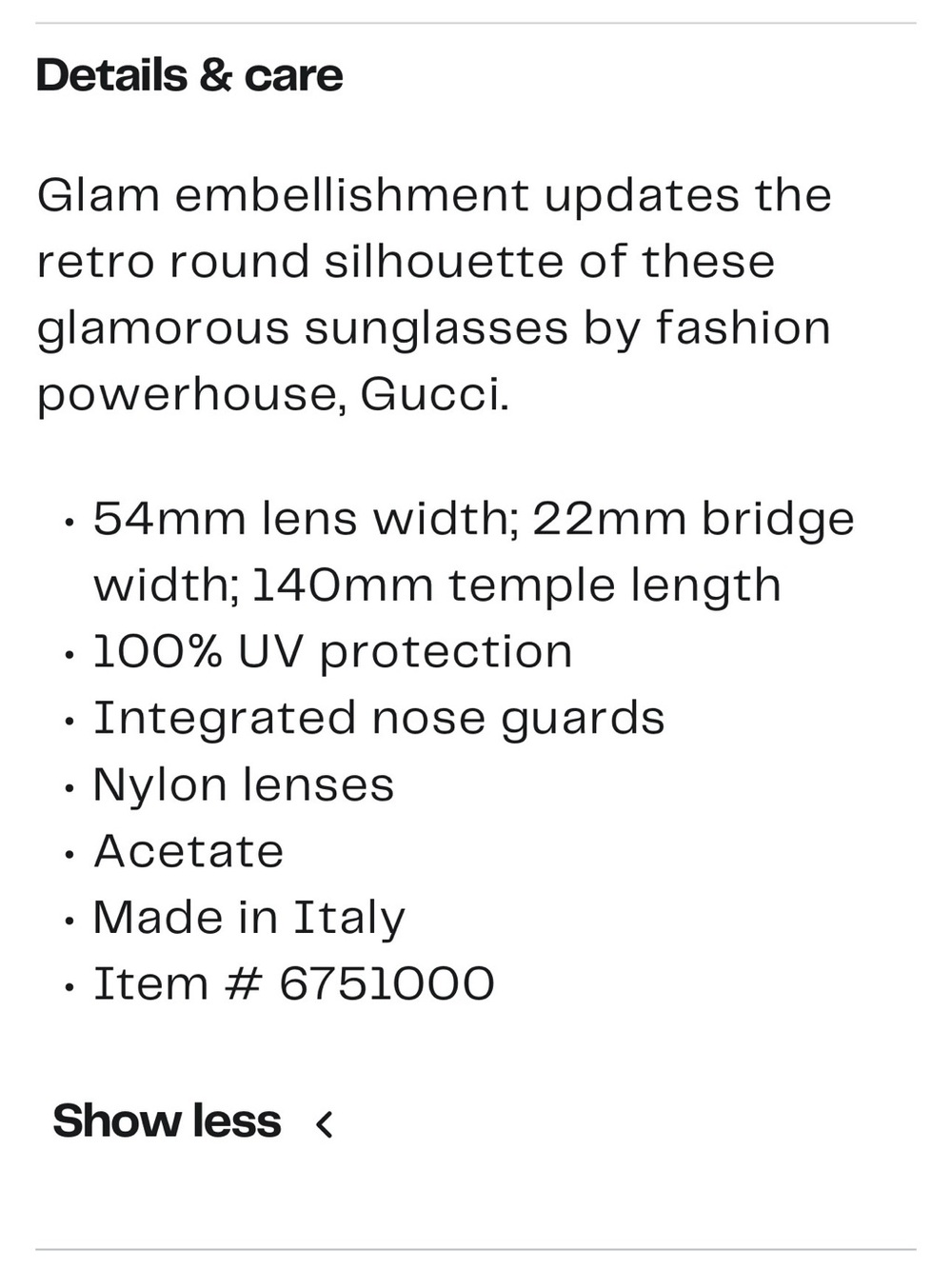 Authentic Gucci Brown Oval Sunglasses with Green Lenses and Crystal Trim - Picture 9 of 9